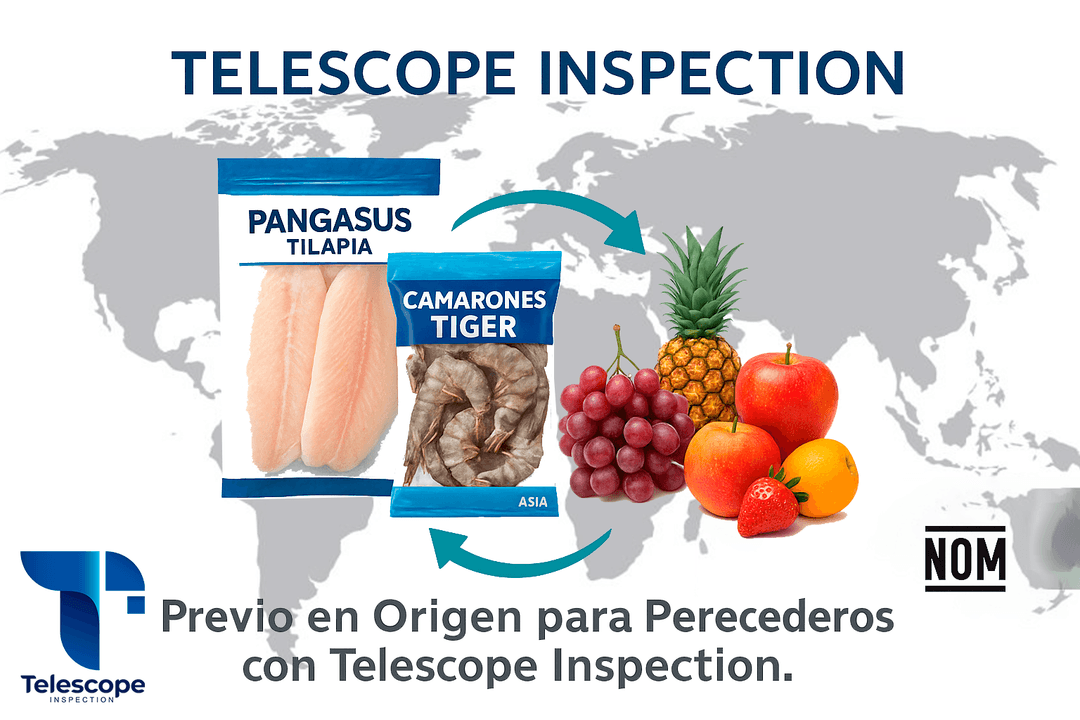 Telescope Inspection and Its Leadership in the Previo en Origen of Perishable Products: Ensuring Regulatory Compliance for Mexican Importers